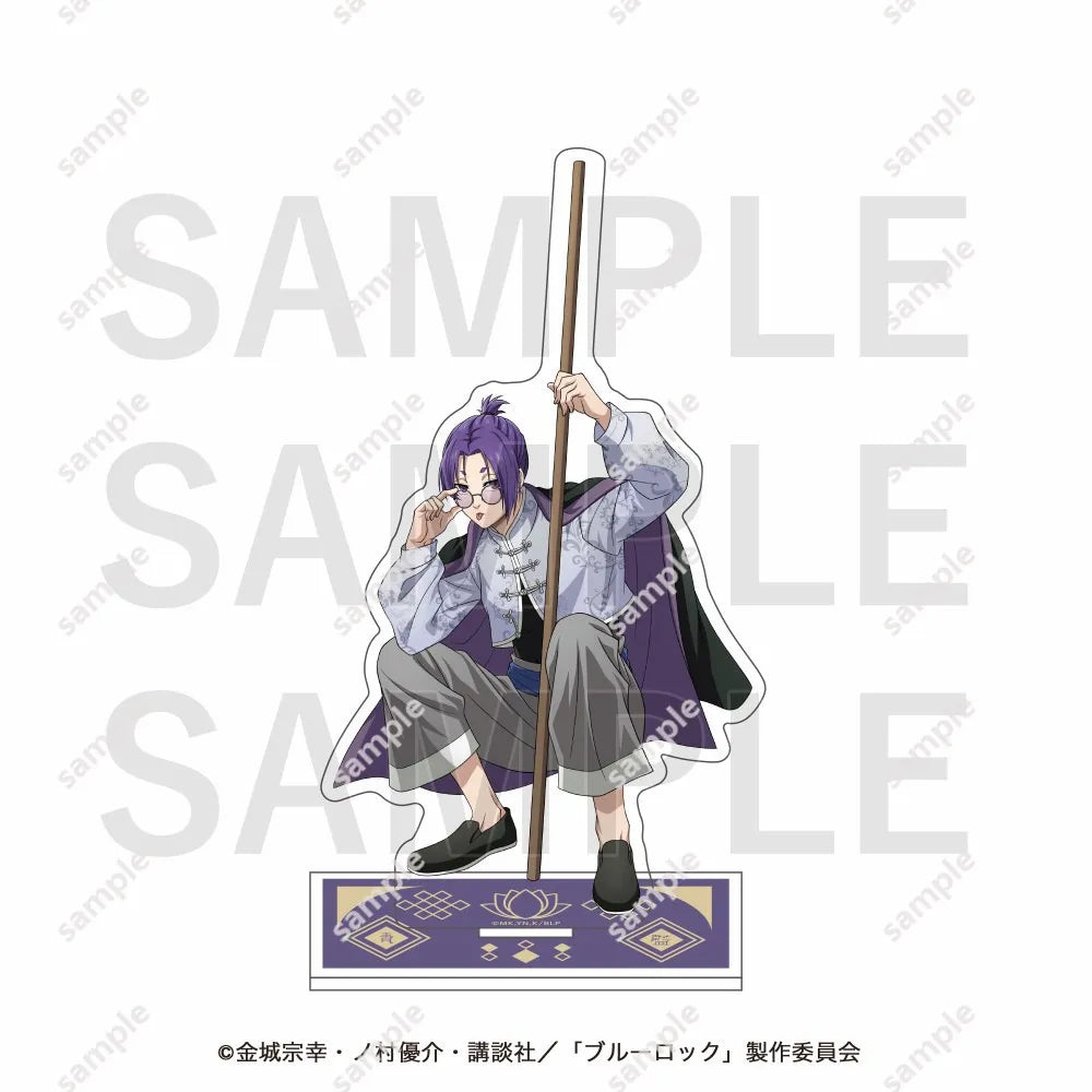 15cm/5.91in Chinese Style BLUE LOCK Acrylic Stand Isagi Yoichi Bachira Meguru Chigiri Hyoma Desktop Display Ornaments Collection