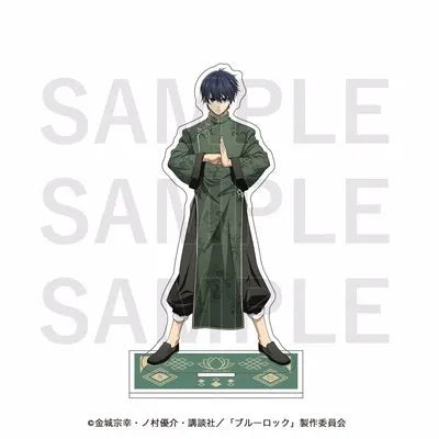 15cm/5.91in Chinese Style BLUE LOCK Acrylic Stand Isagi Yoichi Bachira Meguru Chigiri Hyoma Desktop Display Ornaments Collection