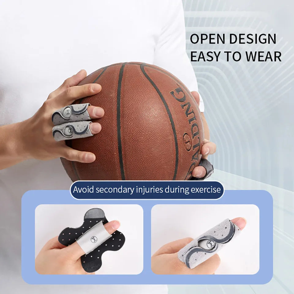 1/2Pcs Adjustable Finger Guard Breathable Comfortable Anti-slip Double Spring Support Motion Protection Volleyball Basketball