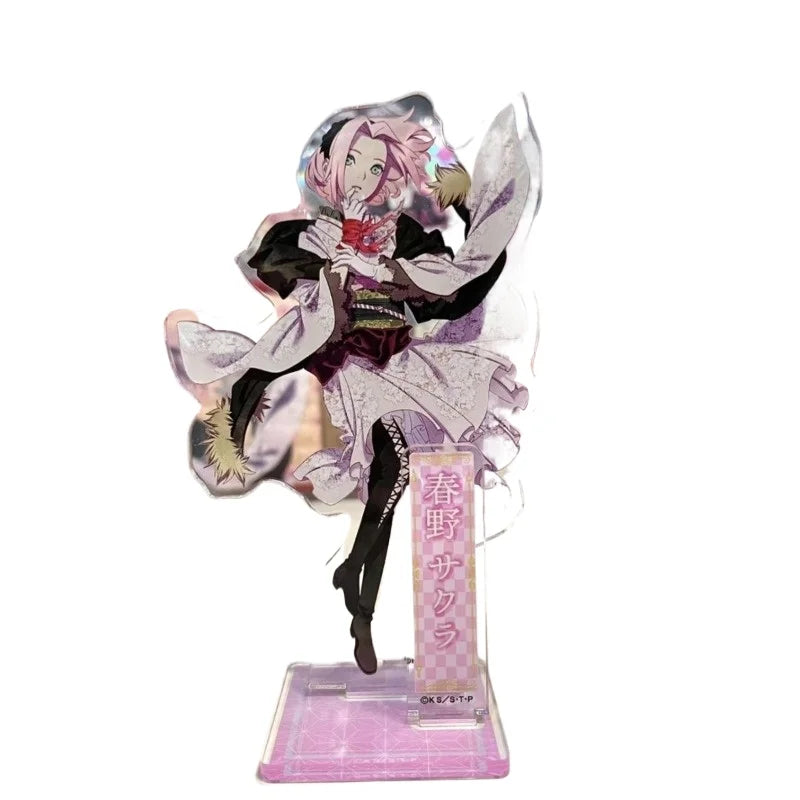 10CM Naruto Japanese Anime Peripherals Uchiha Sasuke Acrylic Stands Collectible Ornaments Creative Birthday Gift for Boyfriend