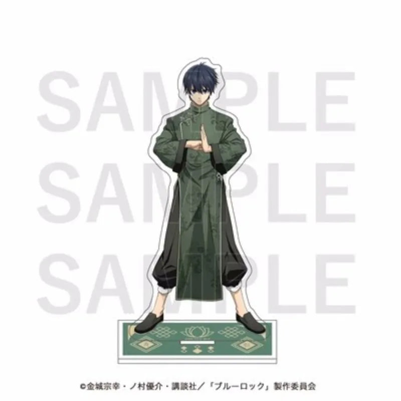 15cm/5.91in Chinese Style BLUE LOCK Acrylic Stand Isagi Yoichi Bachira Meguru Chigiri Hyoma Desktop Display Ornaments Collection