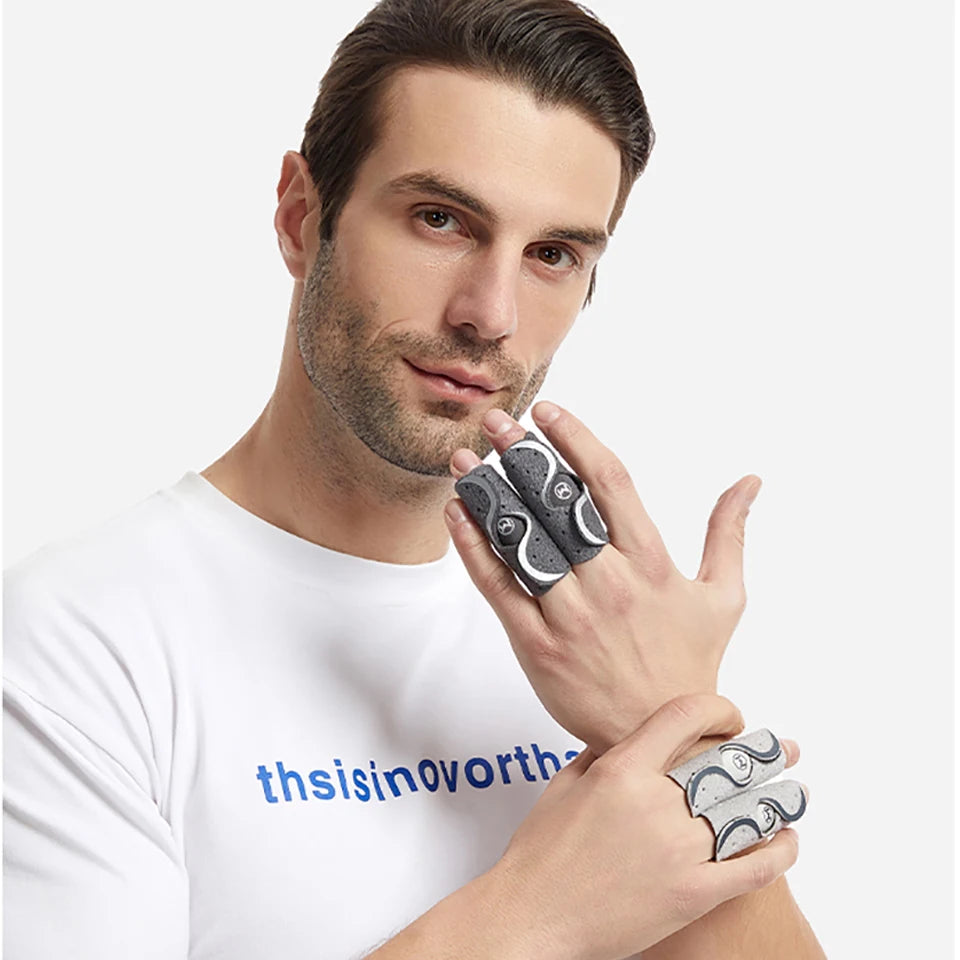 GETINFIT Finger Protection Breathable Comfortable Double Spring Support Adjustable Anti-slip Sports Protection Finger Guard