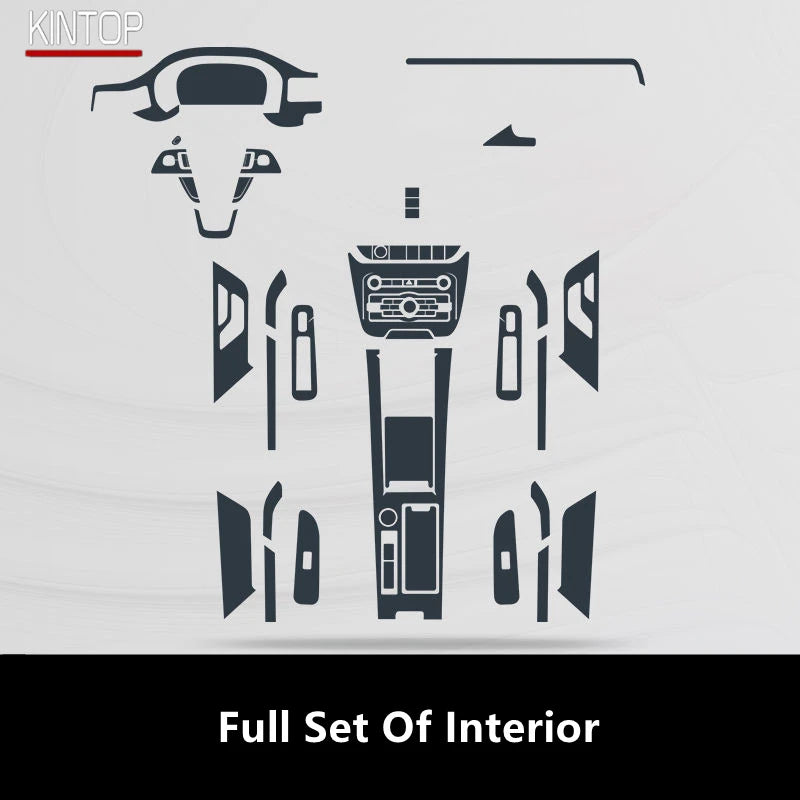 For LINCOLN CORSAIR 20-22 Car Interior Center Console Transparent TPU Protective Film Anti-scratch Repair Film Accessories Refit