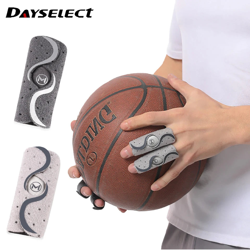 1/2Pcs Adjustable Finger Guard Breathable Comfortable Anti-slip Double Spring Support Motion Protection Volleyball Basketball