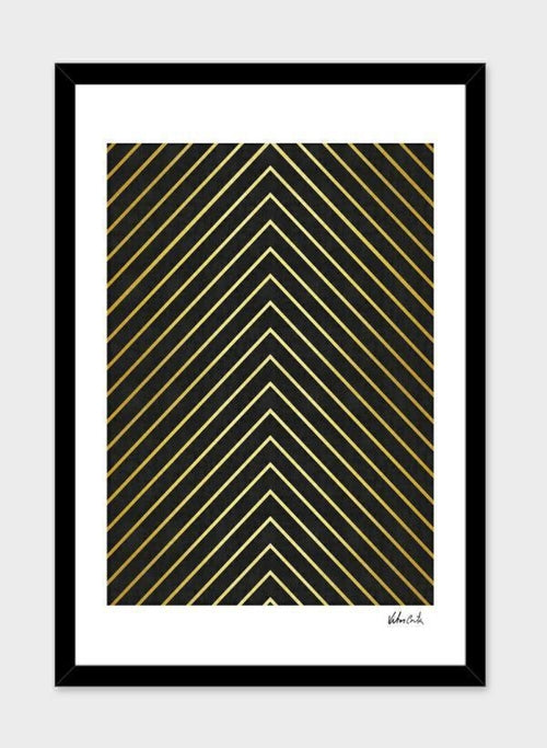 Minimalist and golden art   Frame